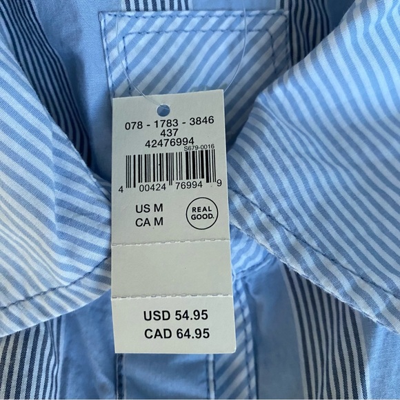 Aerie Good Day Button Down Shirt NWT m - Picture 8 of 8